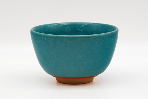 Turquoise Ice-Crack Celadon Chawan
