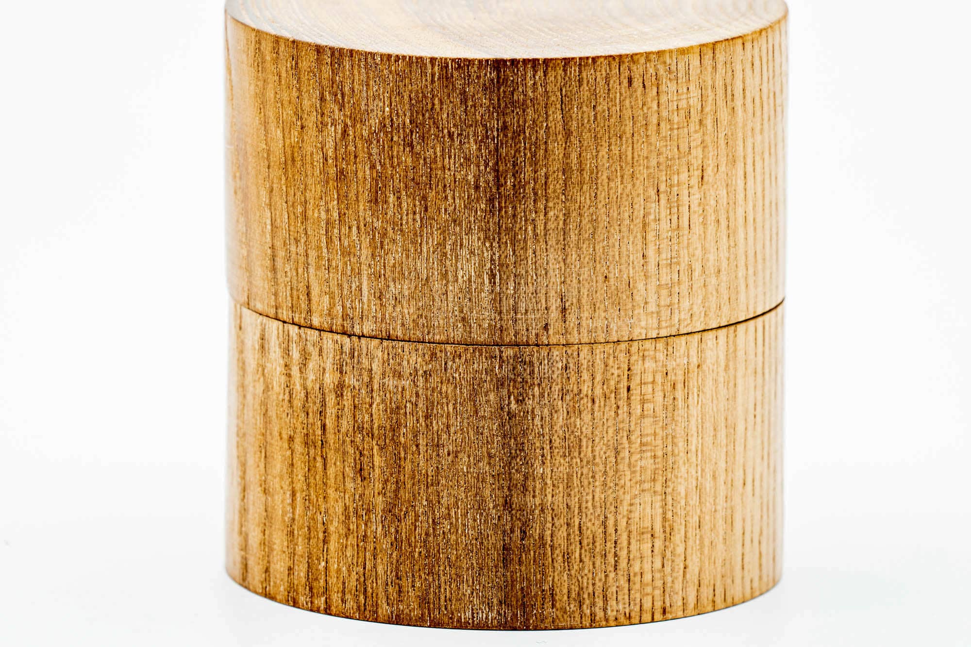 Japanese Natsume - Cylindrical Nakatsugi Wooden Matcha Tea Caddy - 120ml