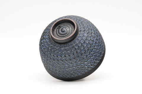 Ao-mishima Kiyomizu-yaki Chawan