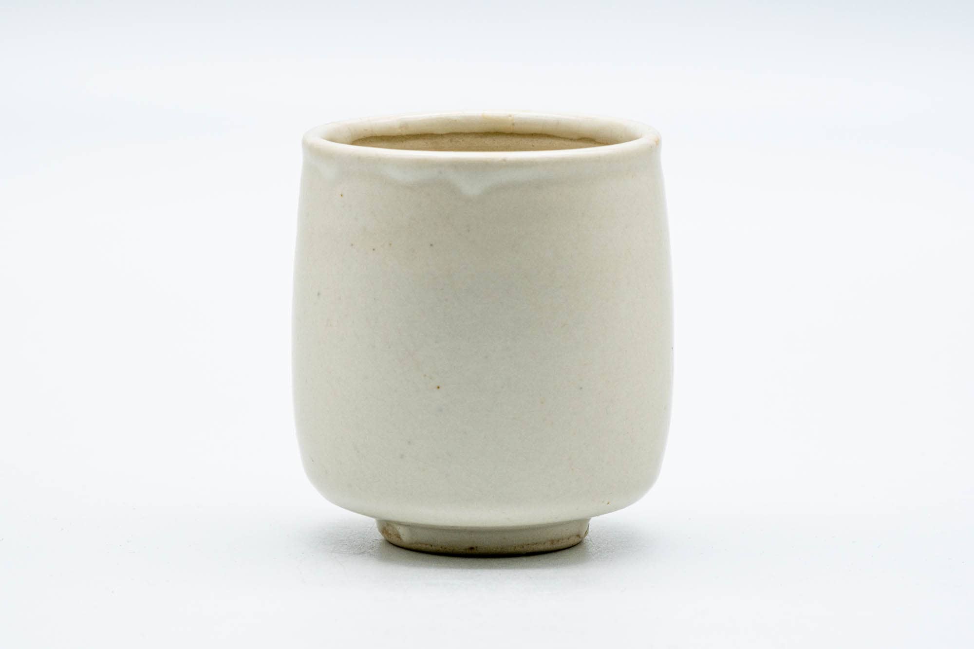 Japanese Teacup - White Glazed Yunomi - 140ml