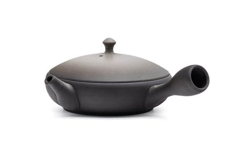 Grey Gradient Tokoname Flat Teapot - 100ml