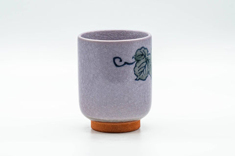 Japanese Teacup - Grapevine Purple Celadon Glazed Yunomi - 250ml