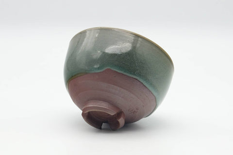 Japanese Matcha Bowl - Kintsugi Green Celadon Glazed Chawan - 300ml