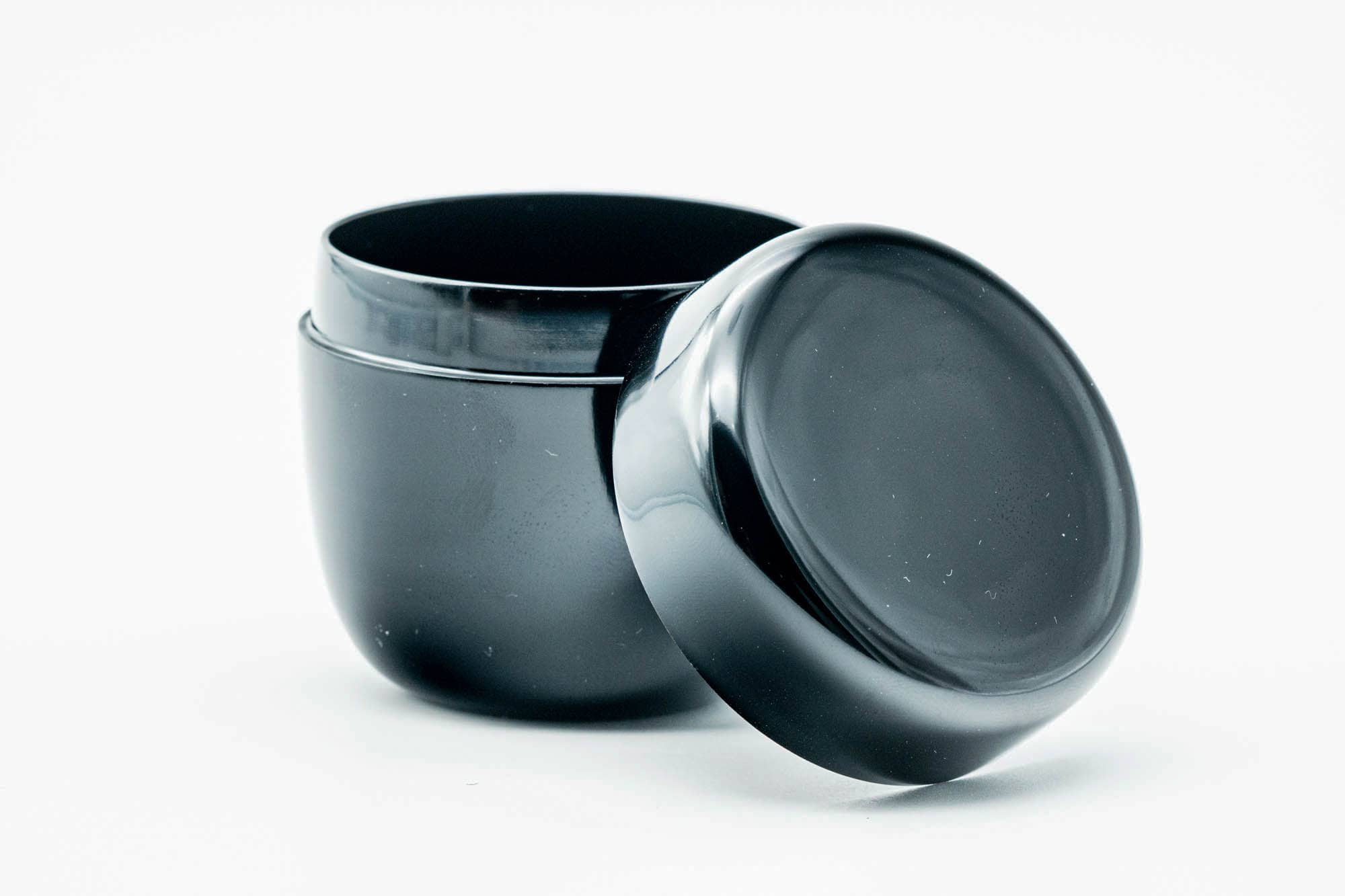 Japanese Natsume - Black Urushi Lacquer Matcha Tea Caddy - 70ml