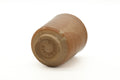 Tezumi — Japanese Teacup - Beige Cream Glazed Hagi Yunomi - 210ml — top-down view of the interior