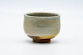 Tezumi — Japanese Teacup - Speckled Beige Gray Glazed Shigaraki-yaki Yunomi - 150ml — front view