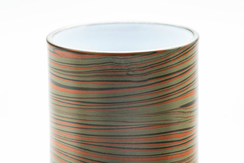 Japanese Teacup - 雲仙窯 Unzen Kiln Nerikomi Tokoname-yaki Yunomi - 150ml