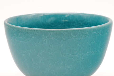 Turquoise Ice-Crack Celadon Chawan