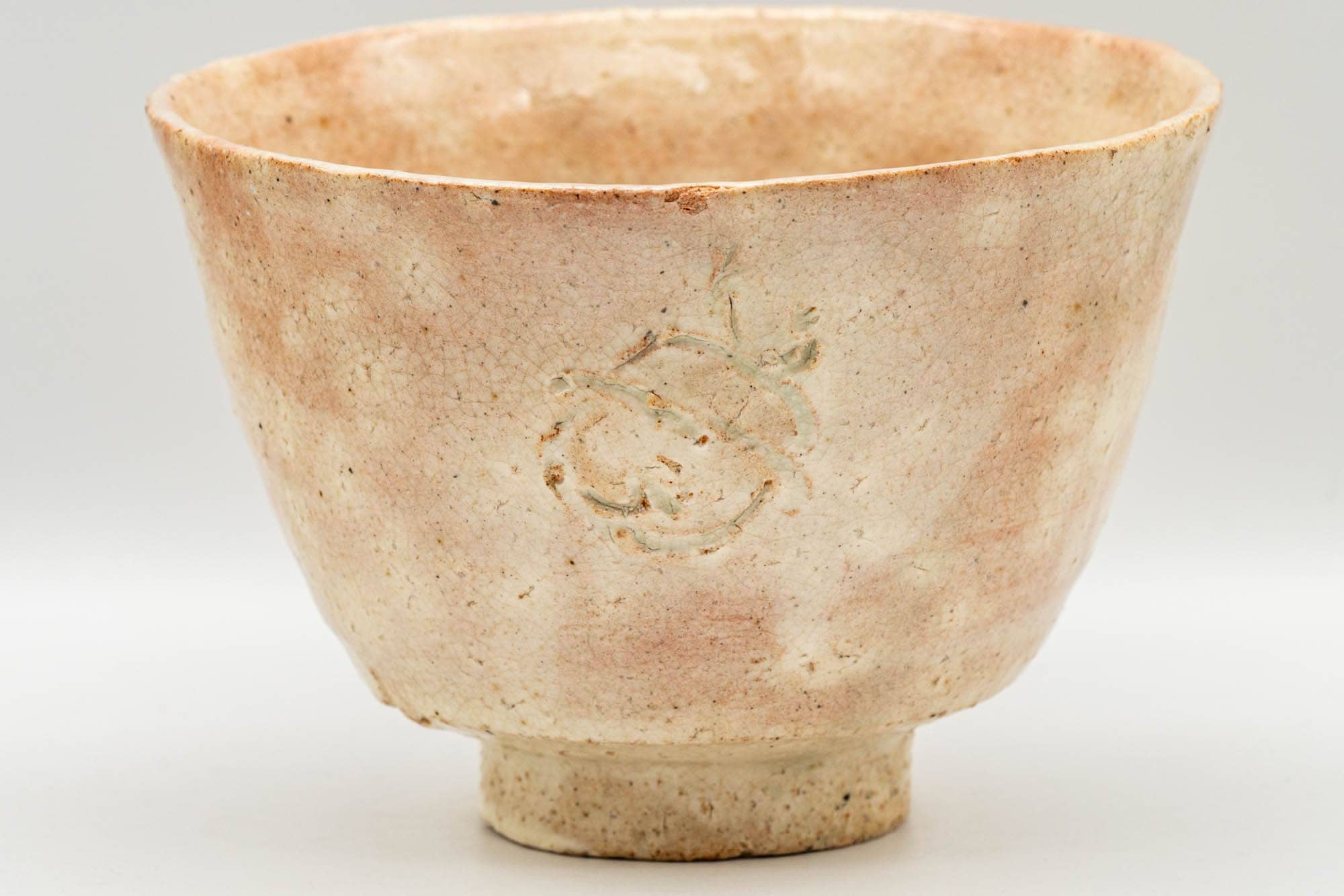 Japanese Matcha Bowl - Donguri Gohonte Ido-Style Hagi-yaki Chawan - 400ml