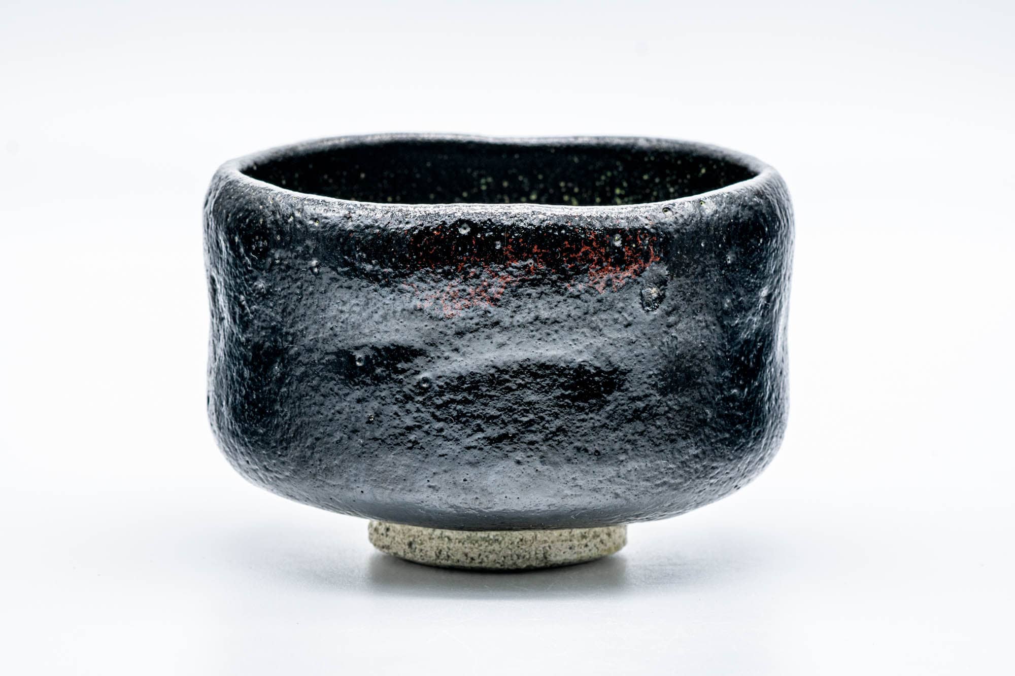 Japanese Matcha Bowl - Classic Black Kuro-Raku Chawan - 500ml