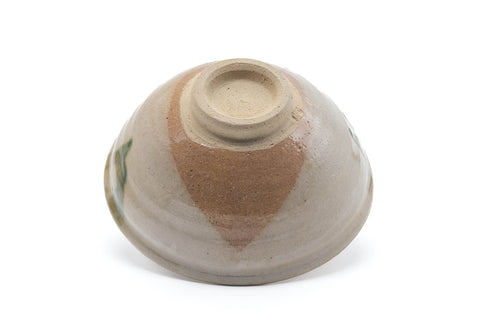 Japanese Matcha Bowl - Beige Glazed Drip-Glazed Tenmoku-gata Chawan - 400ml