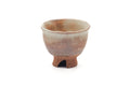 Tezumi — Japanese Teacup - Beige Pink Drip-Glazed Hagi-yaki Guinomi - 40ml — front view