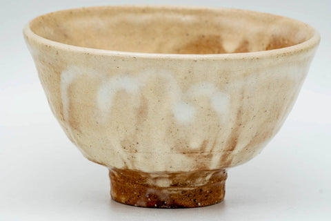 Japanese Matcha Bowl - 廣瀬淡雅 Tamasa Hirose - Beige Ido-gata Hagi-yaki Chawan - 300ml