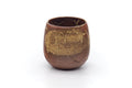 Tezumi — Japanese Teacup - Brown Drip-Glazed Yunomi - 200ml — front view from another angle