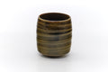 Tezumi — Japanese Teacup - Green Shino Glazed Mino Yunomi - 110ml — front view