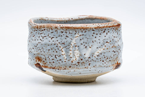 Japanese Matcha Bowl - Blue Shino Glazed Mino-yaki Chawan - 300ml