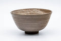 Tezumi — Japanese Matcha Bowl - Brown Matte-Glazed Hantsutsu-gata Chawan - 400ml — front view from another angle