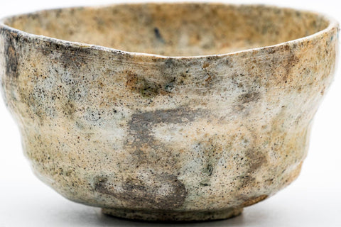 Japanese Matcha Bowl - Abstract Earthy Vintage Chawan