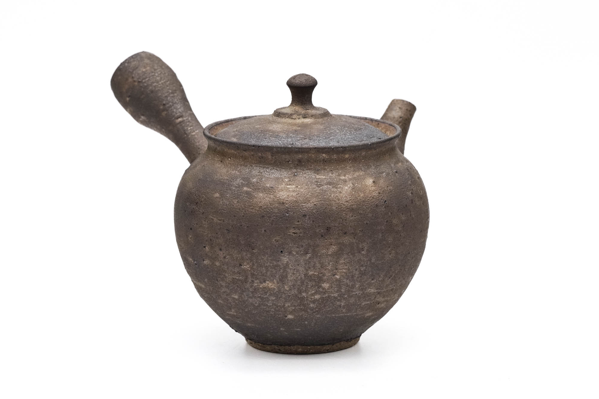 Japanese Kyusu - 前川淳蔵 Junzō Maekawa - Rustic Kurokinsai Tokoname-yaki Teapot - 250ml