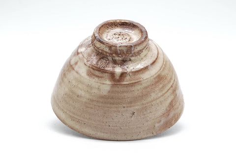 Japanese Matcha Bowl - 渡辺城山 Jōzan Watanabe - Beige Hagi-yaki Ido Chawan - 250ml