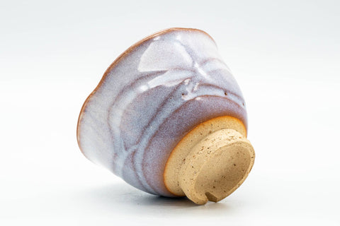 Japanese Teacup - 天鵬山 Tsubaki Kiln 椿窯 Purple Glazed Hagi-Yaki Yunomi - 140ml