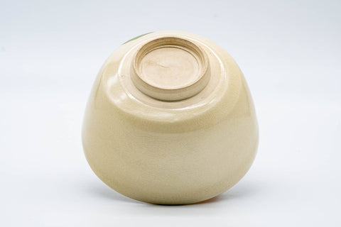 Japanese Matcha Bowl - 西尾瑞豊 Nishio Zuiho - Red Peony Kyo-yaki Chawan - 500ml