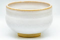 Japanese Teacup - 赤膚山 Akiyama Kiln White Glazed Akahada-yaki Yunomi - 160ml - Tezumi