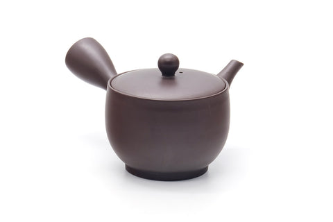 Japanese Kyusu - Brown Tokoname Mesh Teapot - 340ml