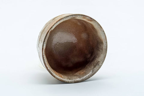 Japanese Teacup - Earthy Drip-Glazed Hagi-yaki Yunomi - 100ml