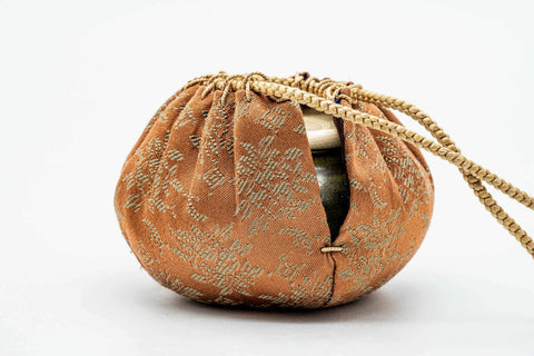 Japanese Chaire - 市野信水 Ichino Shinsui - 信水窯 Shinsui Kiln - Tanba-yaki Chaire with Shifuku