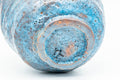 Japanese Teacup - Blue Shino Glazed Wabi-Sabi Yunomi - 150ml - Tezumi