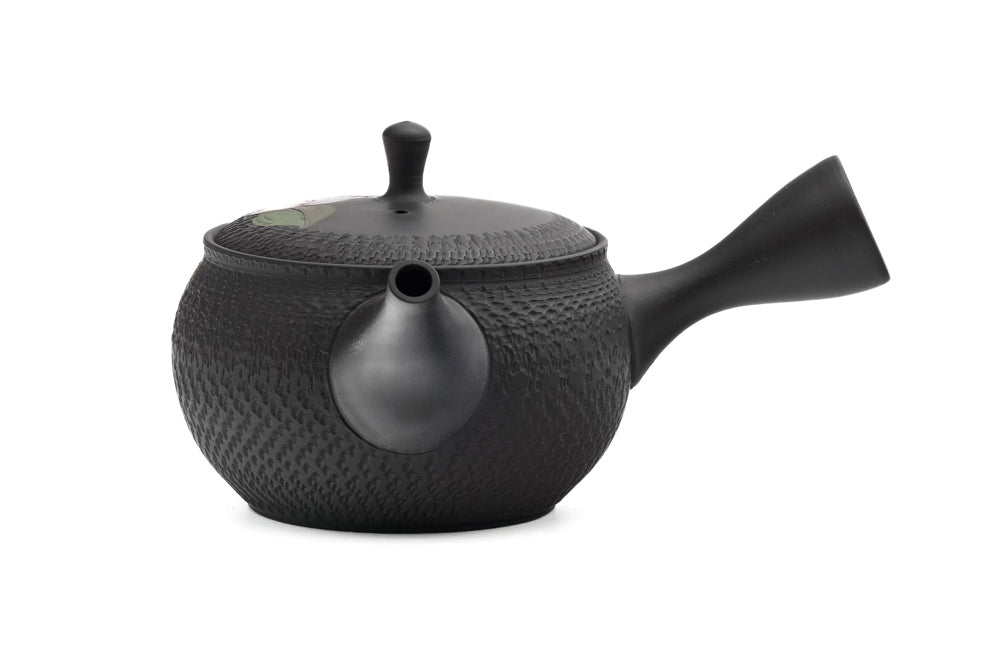 Japanese Kyusu - 玉光 Gyokko Kiln - Red Camellias Kokudei Tokoname Teapot - 300ml