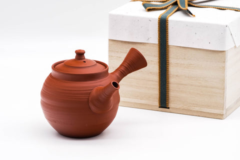 Red Shudei Sujihiki Tokoname Teapot - 280ml