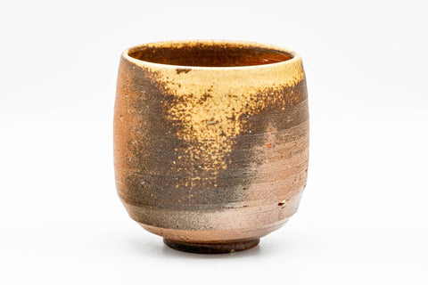 Japanese Teacup - Ash Glazed Shigaraki-yaki Yunomi - 200ml - front view