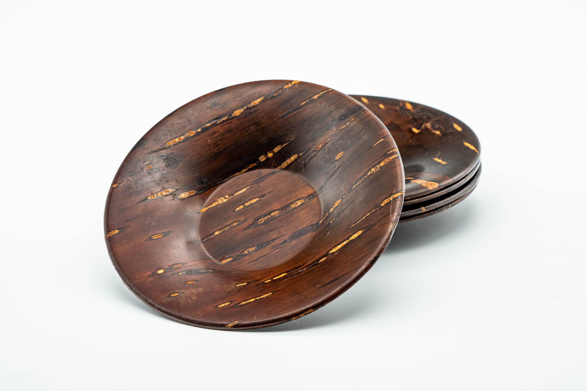 Japanese Chataku - Set of 5 Cherry Bark Sakura Wooden Tea Coasters