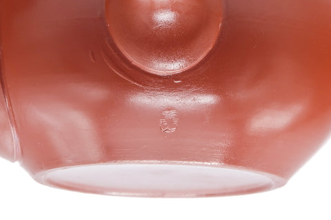 Japanese Kyusu - Red Shudei Tokoname Mesh Teapot - 340ml