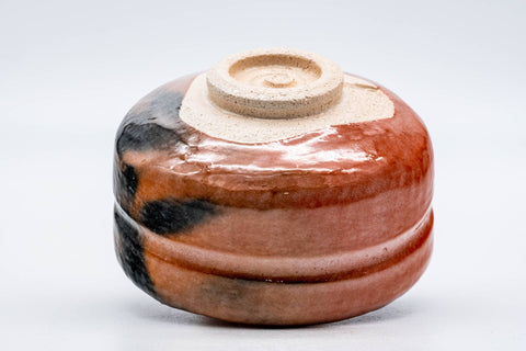 Japanese Matcha Bowl - 佐々木松楽 Sasaki Shoraku - 松楽窯 Shoraku Kiln - Kōjitsu Aka-raku Chawan - 350ml