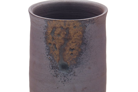 Tezumi — Japanese Teacup - Tall Banko Yunomi - 260ml — top-down view of the interior