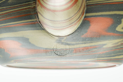 Tezumi — Japanese Kyusu - Nerikomi Tokoname-yaki Debeso Teapot - 250ml — closeup of the base