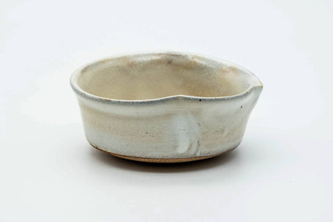 Japanese Katakuchi - Small Milky White Glazed Water Cooler - 100ml