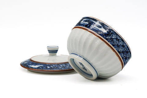 Hand-painted Kiyomizu-yaki Lidded Yunomi - 120ml