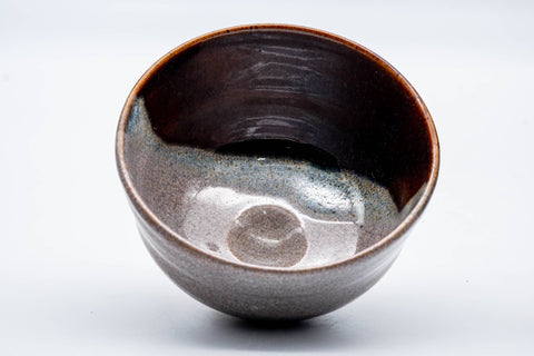 Japanese Matcha Bowl - Pink Half and Half Glazed Chawan - 200ml