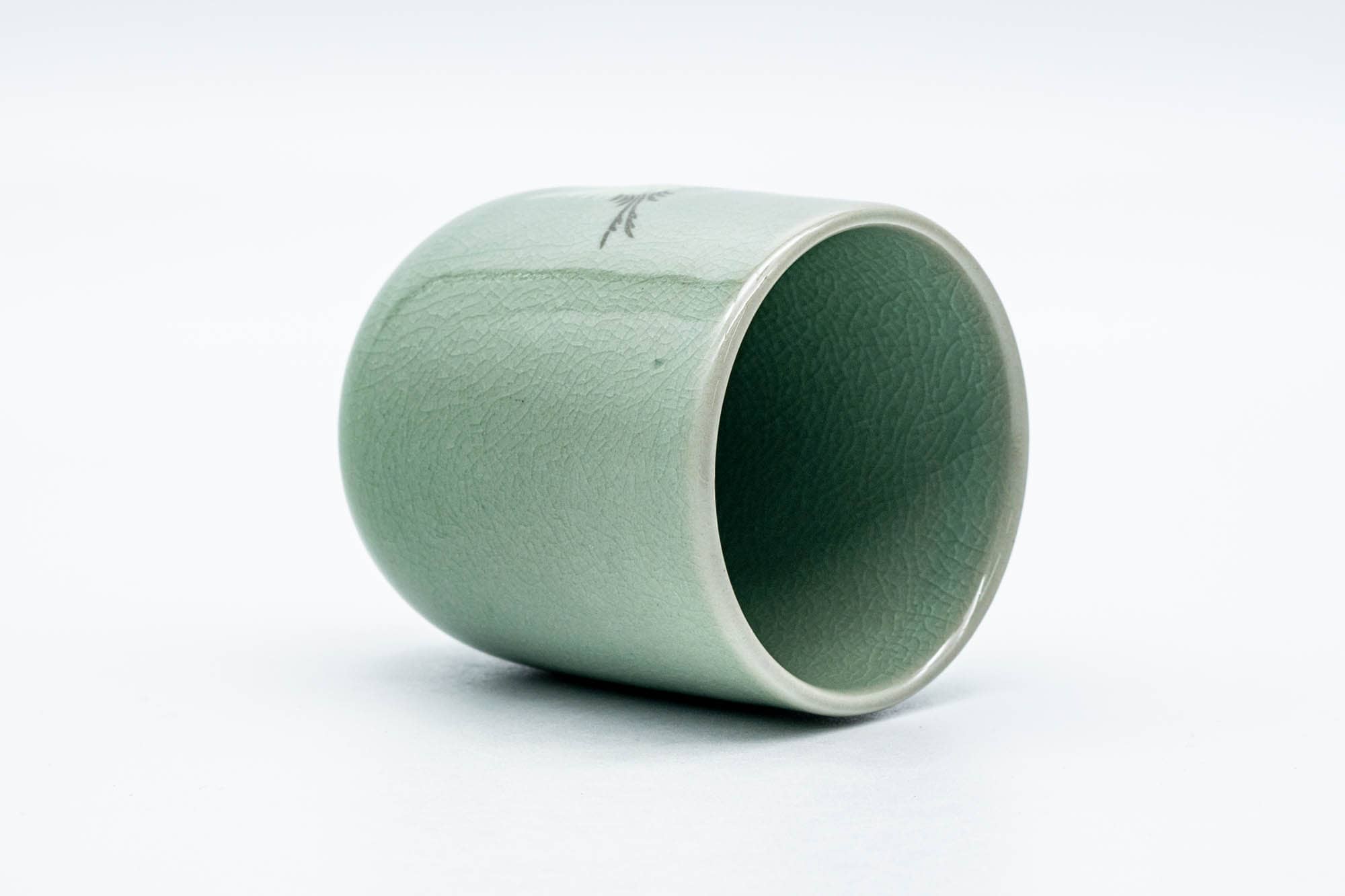 Japanese Teacup - Egret Green Celadon Yunomi - 175ml