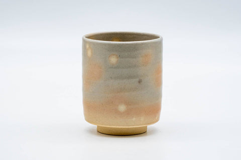 Japanese Teacup - Beige Pink Gohonte Hagi-yaki Yunomi - 240ml