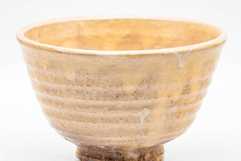 Japanese Matcha Bowl - Biwa-iro Hagi-yaki Ido-gata Chawan - 300ml