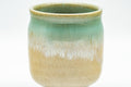 Japanese Teacup - Beige Turquoise and White Drip-Glazed Agano-yaki Yunomi - 125ml - Tezumi