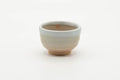 Tezumi — Japanese Teacup - Small Beige White Glazed Hagi-yaki Guinomi - 40ml — front view