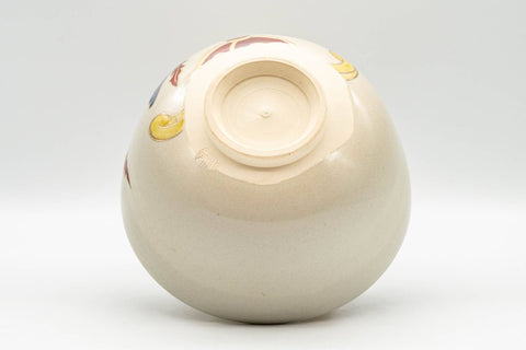Japanese Matcha Bowl - Extravagant Floral Kyo-yaki Chawan - 400ml