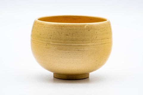 Japanese Matcha Bowl - Beige Glazed Wa-nari Chawan - 350ml