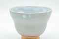 Japanese Teacup - Beige White Drip-Glazed Hagi-yaki Yunomi - 80ml - Tezumi